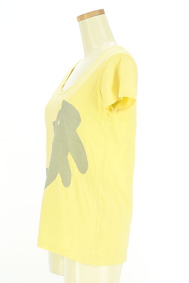クリックで大画像表示 TSUMORI CHISATO(ツモリチサト)の古着「ラメ猫プリントTシャツ(Tシャツ)」大画像3へ