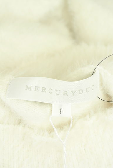 クリックで大画像表示 MERCURYDUO(マーキュリーデュオ)の古着「ハイネックオープンショルダーニット(ニット)」大画像6へ