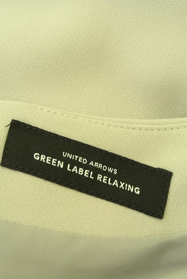 クリックで大画像表示 green label relaxing(グリーンレーベル リラクシング)の古着「Vネックフレアワンピース(ワンピース・チュニック)」大画像6へ