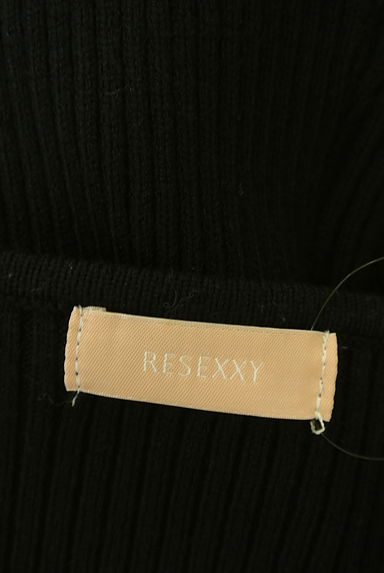 クリックで大画像表示 RESEXXY(リゼクシー)の古着「クロスネックリブニットトップス(ニット)」大画像6へ