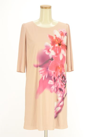 クリックで大画像表示 Rady(レディ)の古着「6分袖花柄ミニワンピース(ワンピース・チュニック)」大画像1へ