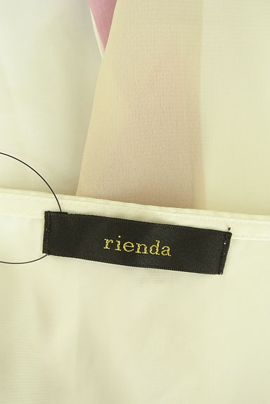 クリックで大画像表示 rienda(リエンダ)の古着「幾何柄シアー切替ブラウス(ブラウス)」大画像6へ