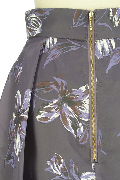 クリックで大画像表示 PROPORTION BODY DRESSING(プロポーションボディドレッシング)の古着「花柄プリントオーガンジーロングスカート(ロングスカート・マキシスカート)」大画像4へ