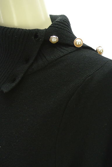 クリックで大画像表示 PROPORTION BODY DRESSING(プロポーションボディドレッシング)の古着「金縁パールボタンタートルニットワンピース(ワンピース・チュニック)」大画像5へ