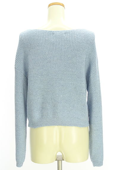 クリックで大画像表示 PROPORTION BODY DRESSING(プロポーションボディドレッシング)の古着「スパンコール混ゆるニット(ニット)」大画像2へ