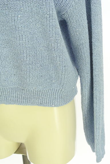 クリックで大画像表示 PROPORTION BODY DRESSING(プロポーションボディドレッシング)の古着「スパンコール混ゆるニット(ニット)」大画像5へ