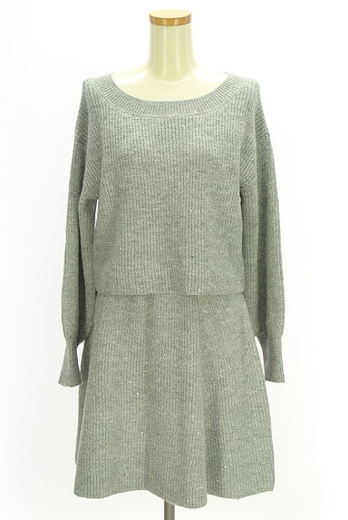 PROPORTION BODY DRESSING（プロポーションボディドレッシング）の古着「片畦ミニセットアップ（セットアップ（ジャケット＋スカート））」大画像１へ