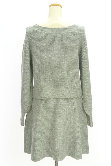 PROPORTION BODY DRESSING（プロポーションボディドレッシング）の古着「片畦ミニセットアップ（セットアップ（ジャケット＋スカート））」大画像２へ