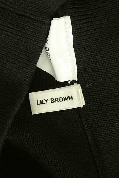 クリックで大画像表示 Lily Brown(リリーブラウン)の古着「ビッグリボンリブニットセットアップ(ニット)」大画像6へ