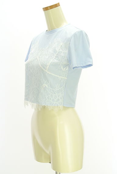 dazzlin（ダズリン）の古着「レースビスチェ風Tシャツ（Ｔシャツ）」大画像３へ
