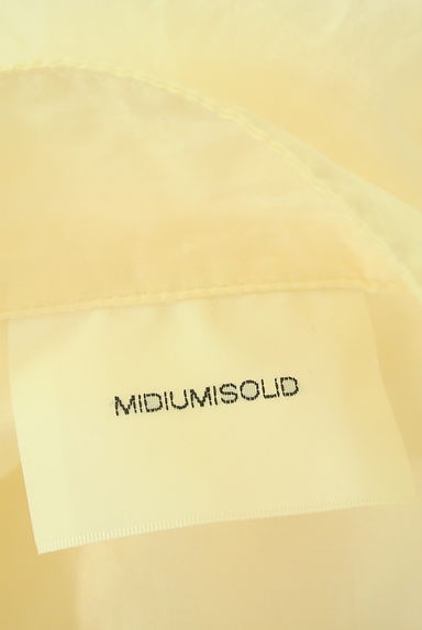 クリックで大画像表示 MIDIUMISOLID(ミディウミソリッド)の古着「バンドカラーシアーシャツワンピース(ワンピース・チュニック)」大画像6へ