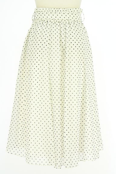 クリックで大画像表示 WILLSELECTION(ウィルセレクション)の古着「ドット柄シフォンフレアスカート(スカート)」大画像2へ