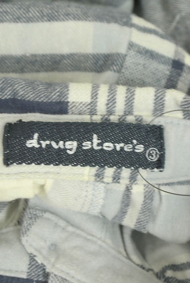 クリックで大画像表示 drug store's(ドラッグストアーズ)の古着「チェック柄フランネルシャツ(カジュアルシャツ)」大画像6へ