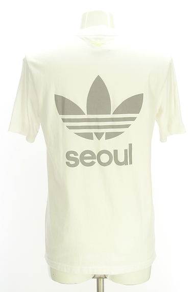 クリックで大画像表示 adidas(アディダス)の古着「バックプリントリブクルーネックTシャツ(ジャケット)」大画像2へ