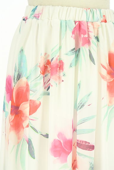 クリックで大画像表示 rienda(リエンダ)の古着「花柄シフォンロングスカート(ロングスカート・マキシスカート)」大画像4へ
