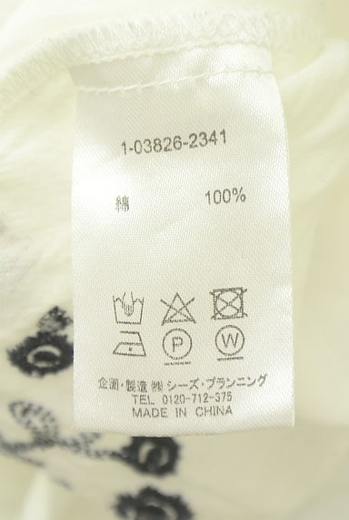 クリックで大画像表示 drug store's(ドラッグストアーズ)の古着「バンドカラーピンタックカットソー(カットソー・プルオーバー)」大画像5へ