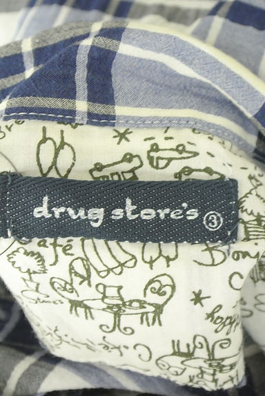 クリックで大画像表示 drug store's(ドラッグストアーズ)の古着「半そでチェック柄シャツ(カジュアルシャツ)」大画像6へ