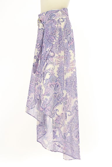 クリックで大画像表示 Rady(レディ)の古着「ペイズリー柄ロングシフォンスカート(スカート)」大画像3へ