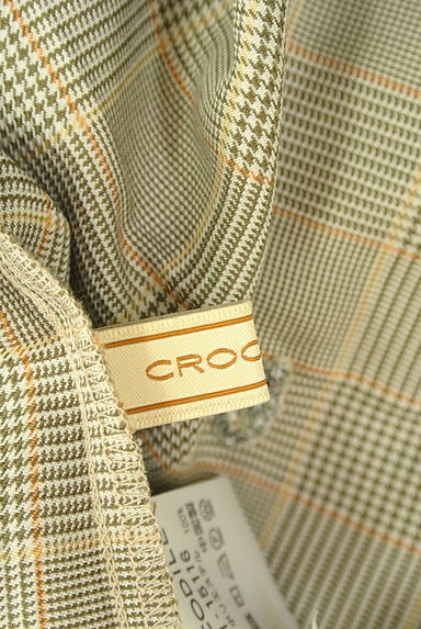 クリックで大画像表示 Crocodile(クロコダイル)の古着「チェック柄フリルブラウス(ブラウス)」大画像6へ