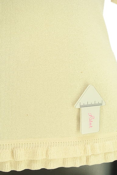 クリックで大画像表示 TO BE CHIC(トゥービーシック)の古着「5分袖フリルニット(ニット)」大画像5へ