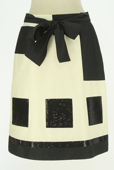 クリックで大画像表示 TO BE CHIC(トゥービーシック)の古着「スパンコールMIX四角模様スカート(スカート)」大画像1へ