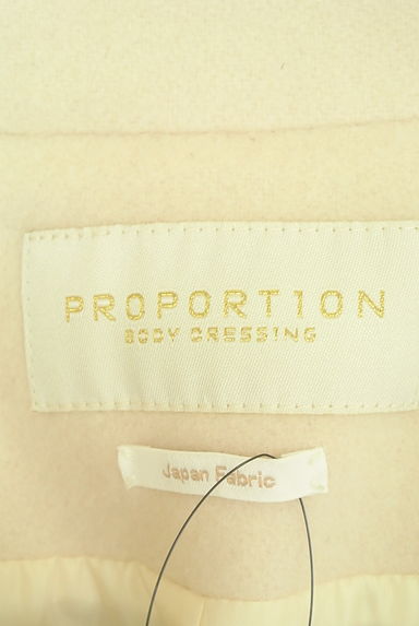 クリックで大画像表示 PROPORTION BODY DRESSING(プロポーションボディドレッシング)の古着「ショート丈ウール混コート(コート)」大画像6へ