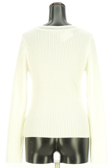 クリックで大画像表示 PROPORTION BODY DRESSING(プロポーションボディドレッシング)の古着「ケーブル編みニットトップス(ニット)」大画像2へ