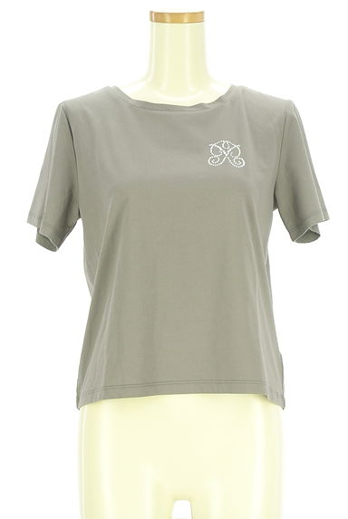 クリックで大画像表示 PROPORTION BODY DRESSING(プロポーションボディドレッシング)の古着「ラインストーンロゴTシャツ(Tシャツ)」大画像1へ