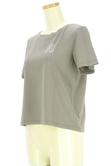 クリックで大画像表示 PROPORTION BODY DRESSING(プロポーションボディドレッシング)の古着「ラインストーンロゴTシャツ(Tシャツ)」大画像3へ
