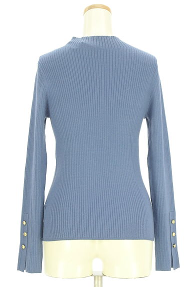 クリックで大画像表示 PROPORTION BODY DRESSING(プロポーションボディドレッシング)の古着「モックネックリブニットトップス(ニット)」大画像2へ
