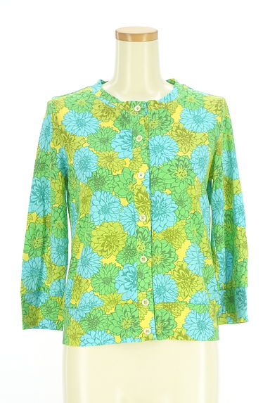 クリックで大画像表示 49av.Junko Shimada(49アヴェニュージュンコシマダ)の古着「花柄カーディガン(カーディガン・ボレロ)」大画像1へ