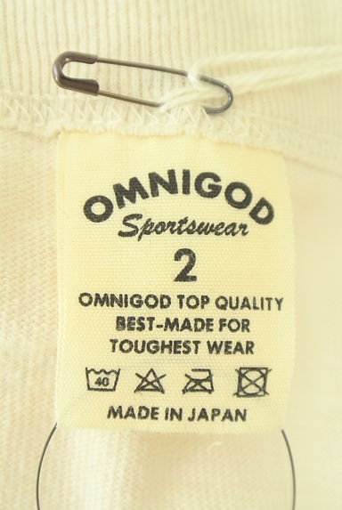 クリックで大画像表示 OMNIGOD(オムニゴッド)の古着「ワンポイントコットンカットソー(カットソー・プルオーバー)」大画像6へ