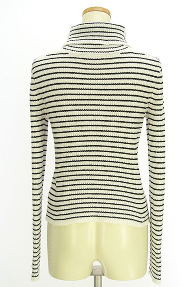 クリックで大画像表示 MOUSSY(マウジー)の古着「タートルネックボーダーニット(ニット)」大画像2へ