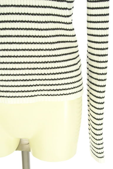 クリックで大画像表示 MOUSSY(マウジー)の古着「タートルネックボーダーニット(ニット)」大画像5へ