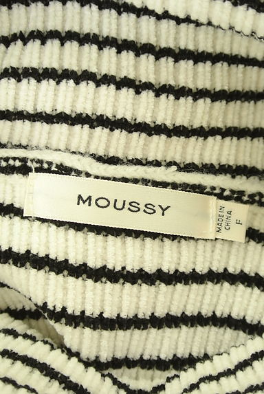 クリックで大画像表示 MOUSSY(マウジー)の古着「タートルネックボーダーニット(ニット)」大画像6へ