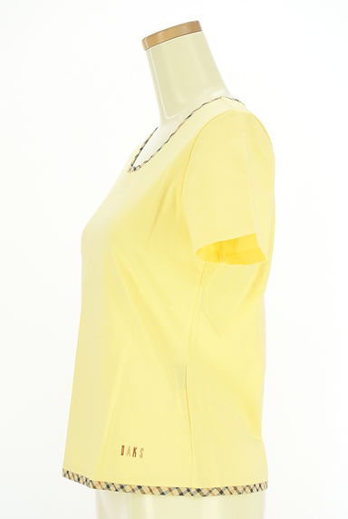 DAKS（ダックス）の古着「チェックパイピングTシャツ（Ｔシャツ）」大画像３へ