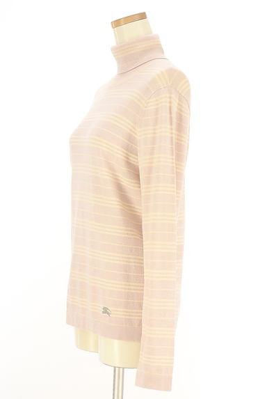 BURBERRY（バーバリー）の古着「マルチボーダーラメタートルニット（ニット）」大画像３へ