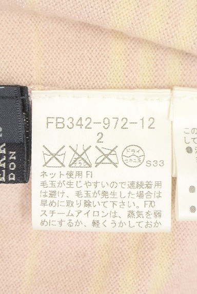 BURBERRY（バーバリー）の古着「マルチボーダーラメタートルニット（ニット）」大画像５へ
