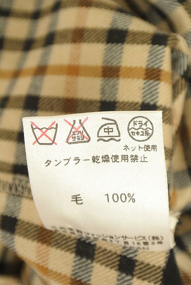 DAKS（ダックス）の古着「ピンタックチェックシャツ（カジュアルシャツ）」大画像５へ