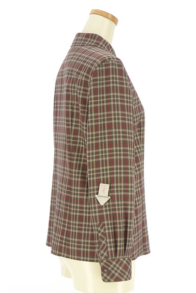 DAKS（ダックス）の古着「ピンタックチェックシャツ（カジュアルシャツ）」大画像４へ
