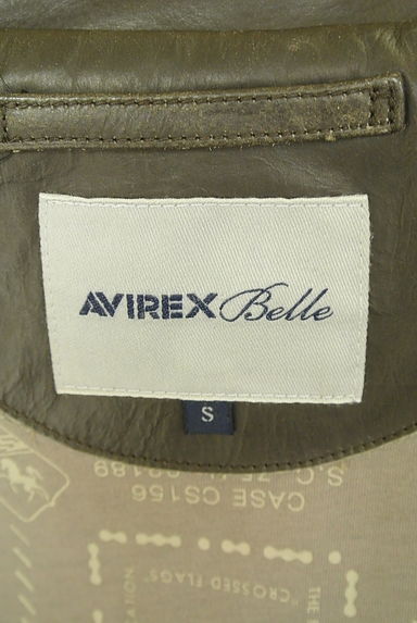 AVIREX（アビレックス）の古着「AVIREX Belle レザーライダースジャケットケット（ブルゾン・スタジャン）」大画像６へ