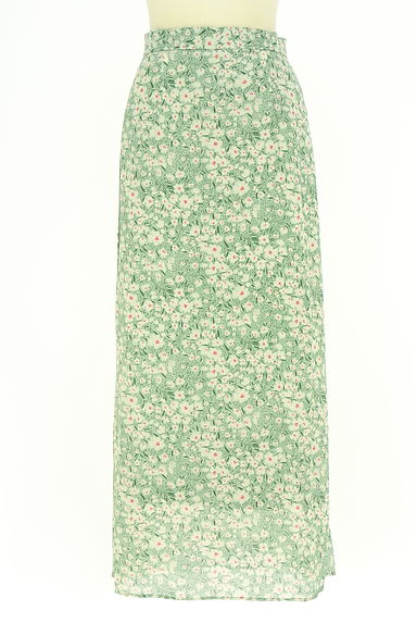 FRAY I.D（フレイアイディー）の古着「花柄シフォンペンシルスカート（ロングスカート・マキシスカート）」大画像１へ