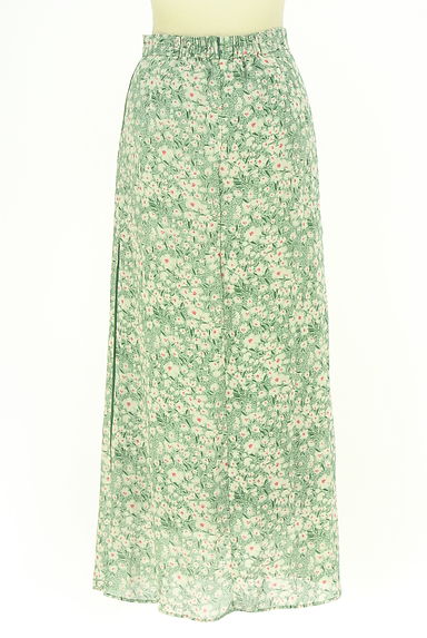 FRAY I.D（フレイアイディー）の古着「花柄シフォンペンシルスカート（ロングスカート・マキシスカート）」大画像２へ