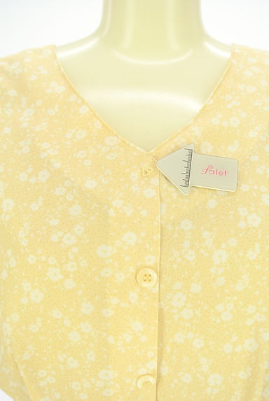 dazzlin（ダズリン）の古着「花柄パフスリロングワンピース（ワンピース・チュニック）」大画像５へ