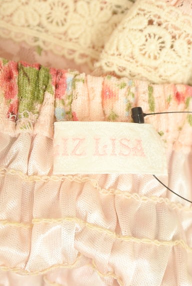 LIZ LISA（リズリサ）の古着「花柄ティアードミニワンピース（キャミワンピース）」大画像６へ