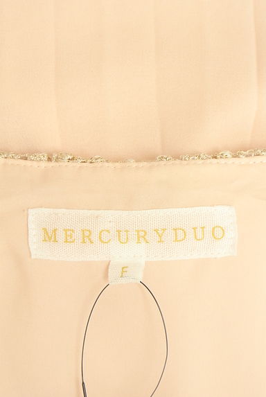MERCURYDUO（マーキュリーデュオ）の古着「レースドッキングシフォンプリーツワンピ（ワンピース・チュニック）」大画像６へ