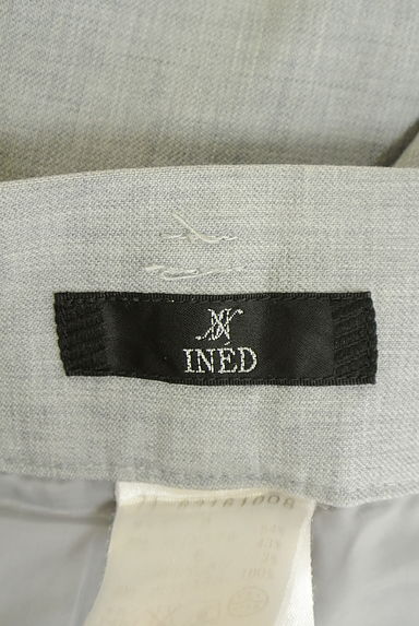 INED（イネド）の古着「ベルト付ワイドテーパードパンツ（パンツ）」大画像６へ
