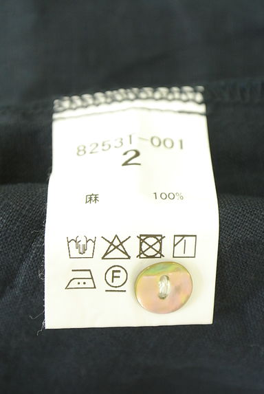 クリックで大画像表示 grin(グリン)の古着「9分袖リネンシャツ(カジュアルシャツ)」大画像5へ