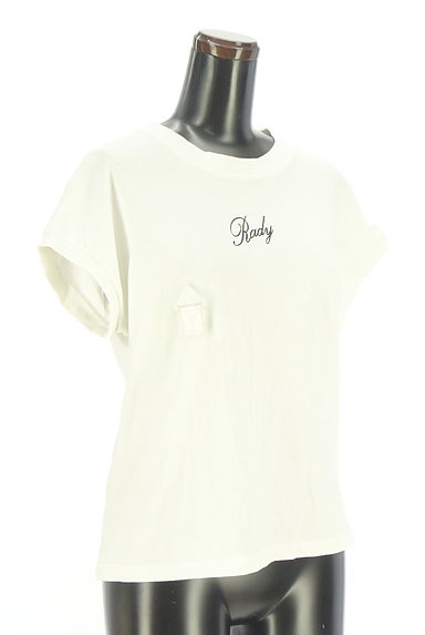 クリックで大画像表示 Rady(レディ)の古着「ロゴ刺繍フレンチスリーブTシャツ(Tシャツ)」大画像4へ