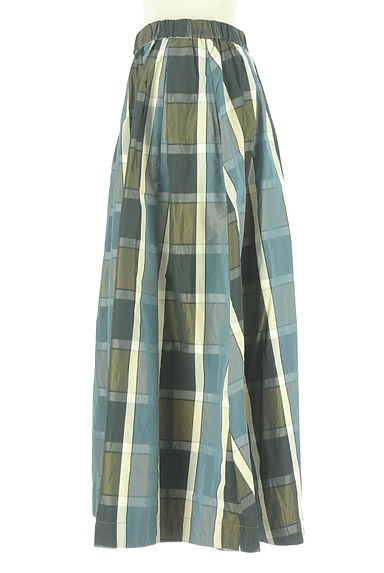 クリックで大画像表示 URBAN RESEARCH(アーバンリサーチ)の古着「ITEMS URBAN RESEARCH チェック柄ロングスカート(ロングスカート・マキシスカート)」大画像3へ